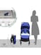 Moon Compact Cabin Stroller, Royal Blue/Black