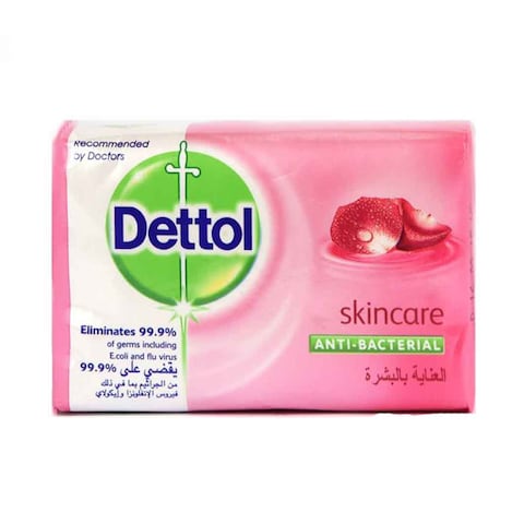 Dettol Skincare Anti Bacterial Rose And Sakura Blossom Bathing Soap Bar 120g