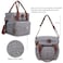 Little Story Insulated Expandable Lunch Bag - Grey