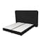 In House Geneva Velvet Bed Frame - Queen - 200x150 cm - Light Pink