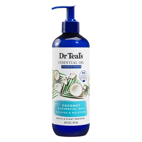 Dr. Teal&#39;s Coconut Nourish And Moisture Essential Oil Conditioner 473ml