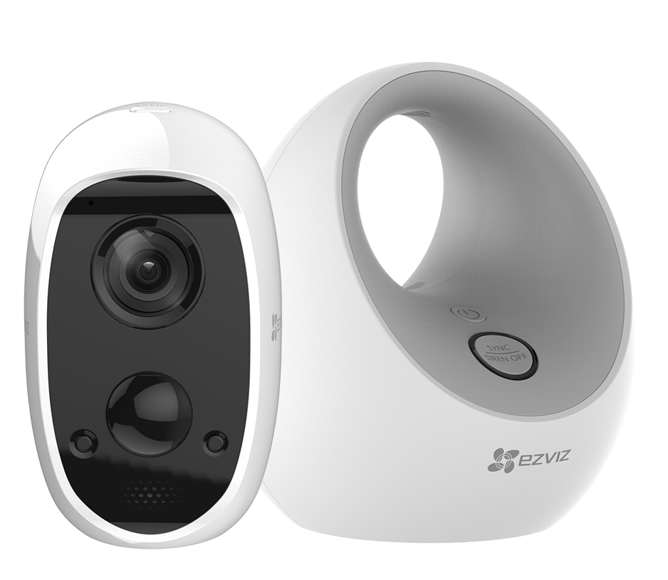Buy Ezviz - W2D Base Station + 2xC3A Battery Cam Online | Carrefour UAE