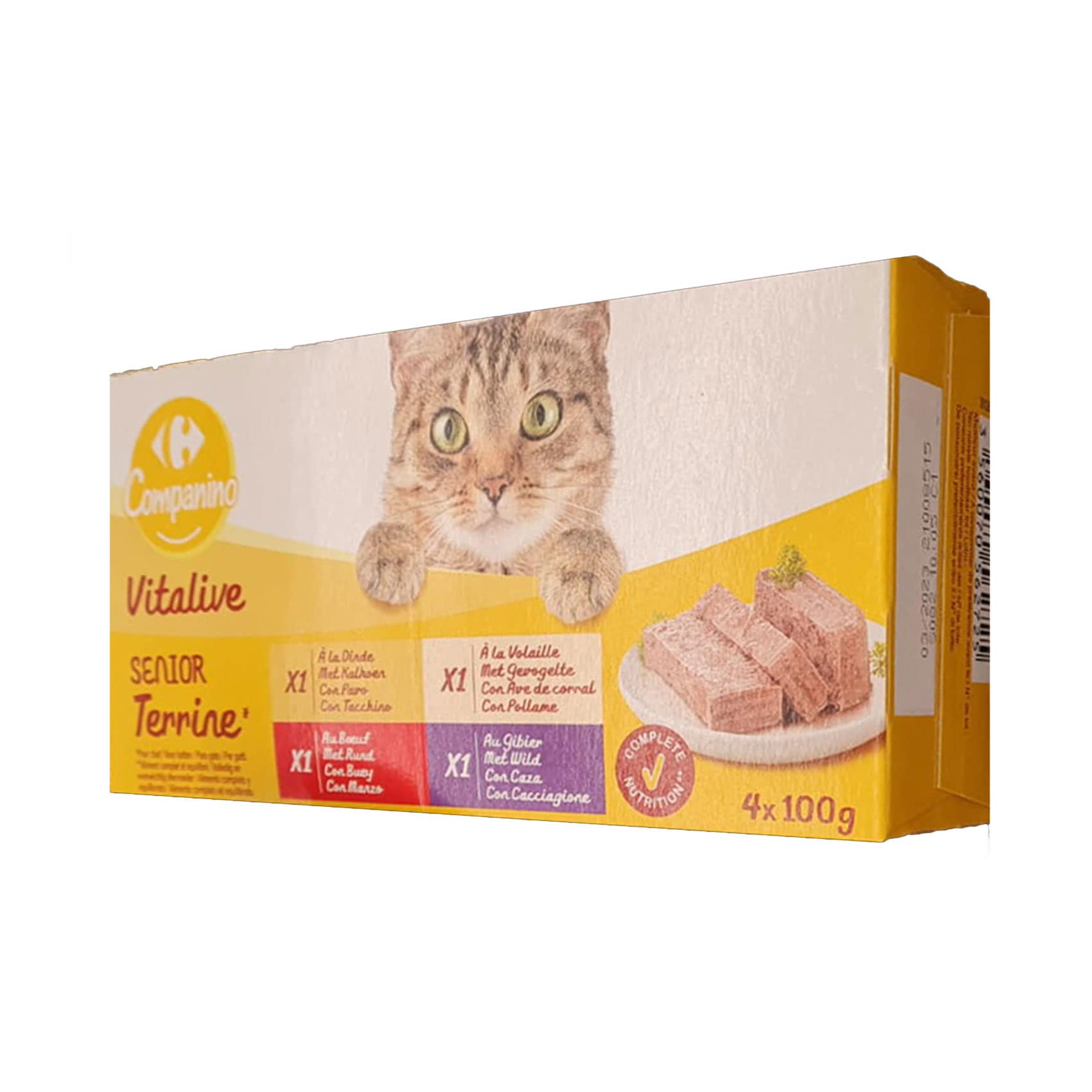 Carrefour Cat Food Assorted Meat For Senior 100gx4 Online Carrefour Qatar