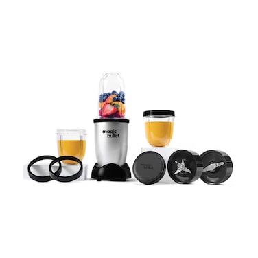 Magic Bullet Multi-Function High Speed Blender, 400 W, 9 Piece Accessories, Silver, MB4-1012