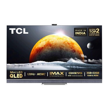 Buy TCL 55-Inch 4K UHD Mini QLED Smart Android TV 55C825 Black Online ...