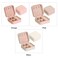 Anself-Small Portable Travel Jewelry Box Organizer Storage Case for Rings Earrings Necklaces