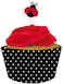 Ladybug Fancy Cupcake Wrappers W/ Picks
