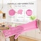 ZALCOON Silicone Dishwashing Gloves Reusable Rubber Cleaning Gloves, Dishwashing Gloves Silicone Glove Brush, Washing Gloves for Kitchen, Housework, Car, Bathroom, Clothes, Pet (Pink)