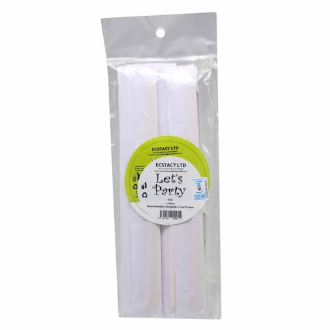 BAMBOO CHOPSTICKS ROUND 12PRS