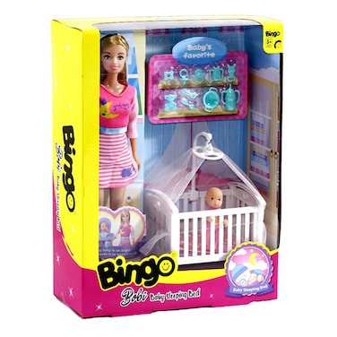 بينجو سرير نوم لعبة للأطفال - ألوان متعددة