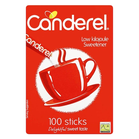 Canderel Original Low Kilojoule Sweetener Sticks 100 Count