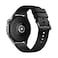 Huawei GT 4 Smartwatch Stainless Steel Case and Black Fluorolastomer Band, 46mm