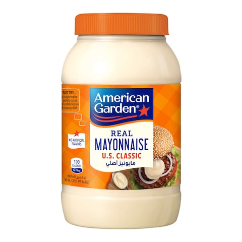 American Garden Real Mayonnaise Original Gluten-Free Dairy-Free 887ml