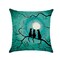 Rishahome Moon Vibes Printed Cushion Cover, 45x45 cm