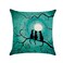 Rishahome Moon Vibes Printed Cushion Cover, 45x45 cm