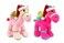 Bundle items - Pink camel with santa hat + Dark Pink camel with santa hat 18cm.