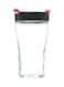 12 Glass Spice Jar With Rack Clear/Black/Red