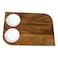 Wooden Serving Board With 2 Bowl 28x40x2.5cm