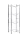 4-Compartment Metal Water Bottle Stand Grey 108centimeter