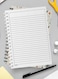 Lowha Spiral Notebook With 60 Sheets And Hard Paper Covers With My Planner Floral Design, For Jotting Notes And Reminders, For Work, University, School