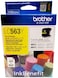 Brother Lc563 Ink Cartridge 600-Pages Yellow