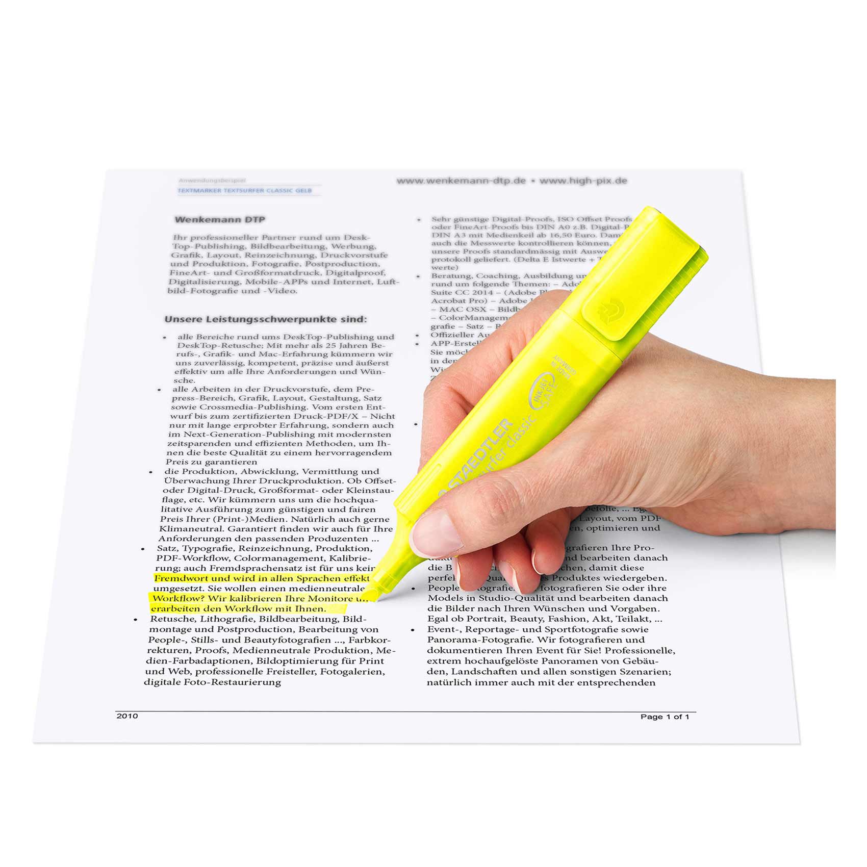 Staedtler Textsurfer Classic Highlighter 6 Pieces product thumbnail 4
