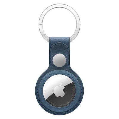 Apple AirTag FineWoven Key Ring Pacific Blue