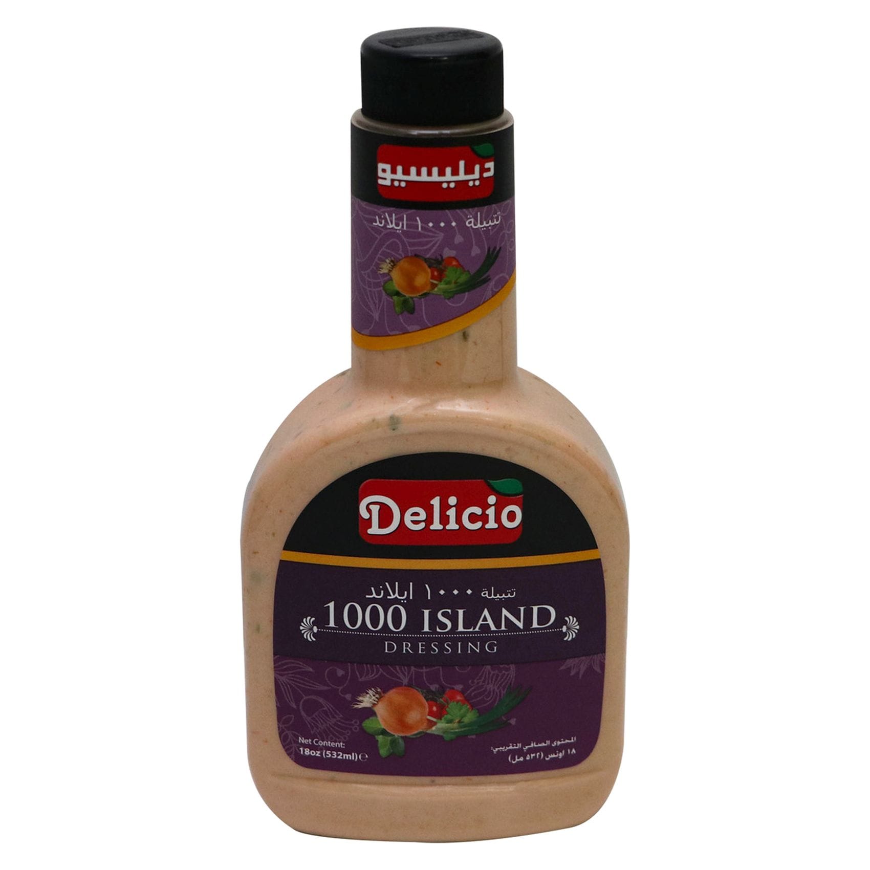 Buy Delicio 1000 Island Dressing 532ml Online | Carrefour Qatar