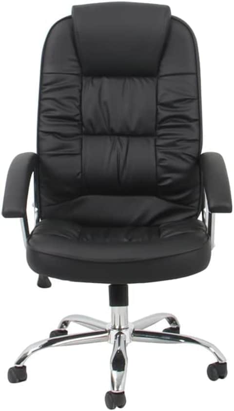 Karnak Executive Office Leather Chair Black (Black)