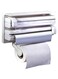 Generic Triple Tissue Paper Dispenser White
