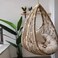 Yulan Rattan Bird Nest Swing, Hanging Chair Outdoor Patio Swing Hanging 519