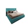 In House Palermo Velvet Bed Frame - Single - 200x100 cm - Turquoise