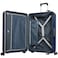 Eminent Vertica Hard Case Travel Bag Medium Luggage Trolley Polypropylene Lightweight Suitcase 4 Quiet Double Spinner Wheels With Tsa Lock B0006 DarkBlue