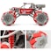 Fitto DIY Stunt RC Truck, 4WD 2.4GHz Remote Control Truck, DIY toy with off road tires 360&Acirc;&deg; turns with LED Lights RC drift trucks for Boys Birthday(Red)