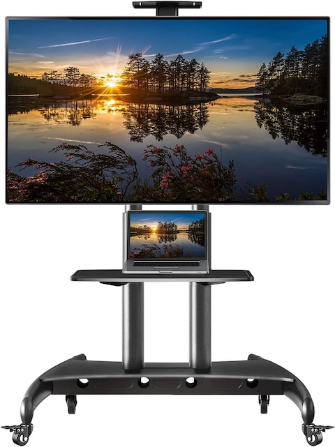 TV Stand With Wheels For 32 To 65 Inch Tvs