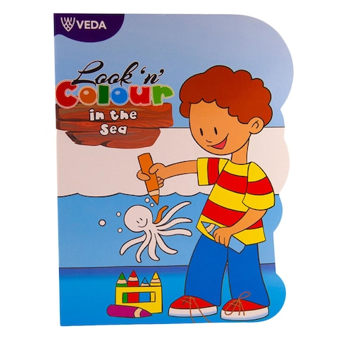Veda 03CHB3004 Look &#39;n&#39; Colour In The Sea Activity Book