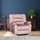 In House Velvet Classic Recliner Chair - Light Pink - Nice 02