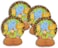 Jungle Party 4 Mini Honeycomb Decoration 36in