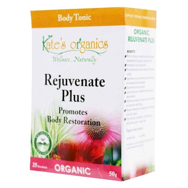 Kate&#39;s Organic Rejuvenate Plus Tea Bags 50g