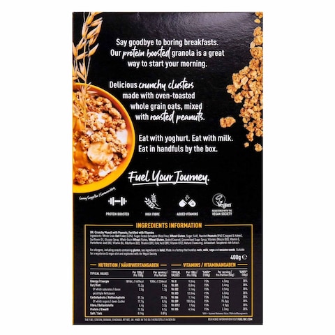 Fuel 10K Protein Boosted Peanut Crunch Granola 400g