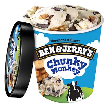Ben &amp; Jerry&#39;s Ice Cream Chunky Monkey 473ml