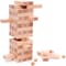 Generic 51Pcs Wooden Beech Building Block Set Stacking Board Game Shape And Number Recognition Educational Toy For Kids