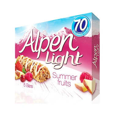 Alpen Cereal Bar Summer Fruits Light 21GRX5