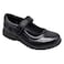 Zuri Studeez Leather School Shoes For Girls Size 39 Black