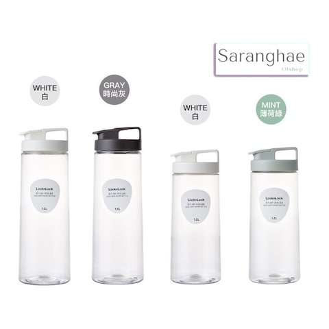 Lock &amp; Lock Easy Grip Water Bottle HAP814G Grey 1.5L