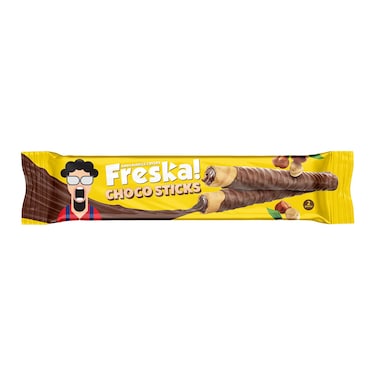 Freska Choco Sticks Wafer with Cocoa &amp; Nazelnut Cream - 20 gram