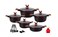 Dessini 17 Pcs Granit Cookware Set 8000
