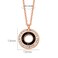 Aiwanto Roman Number Pendant Necklace for Daily Use Fashion