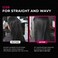 Denman Power Paddle For Fast And Comfortable Detangling And Blow Drying D38 - Combination Of D3 Styling Pins &amp; Paddle Brush, White/Black