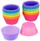 24 Pcs Silicone Cupcake Mould